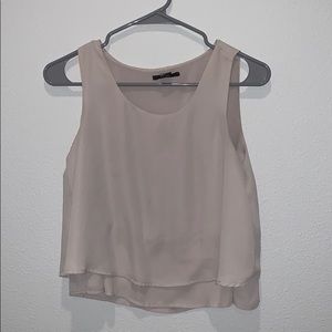 Taupe crop top by forever21